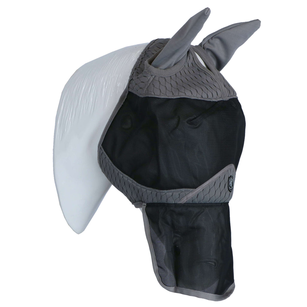 LeMieux Vliegenmasker Gladiator Full Grijs