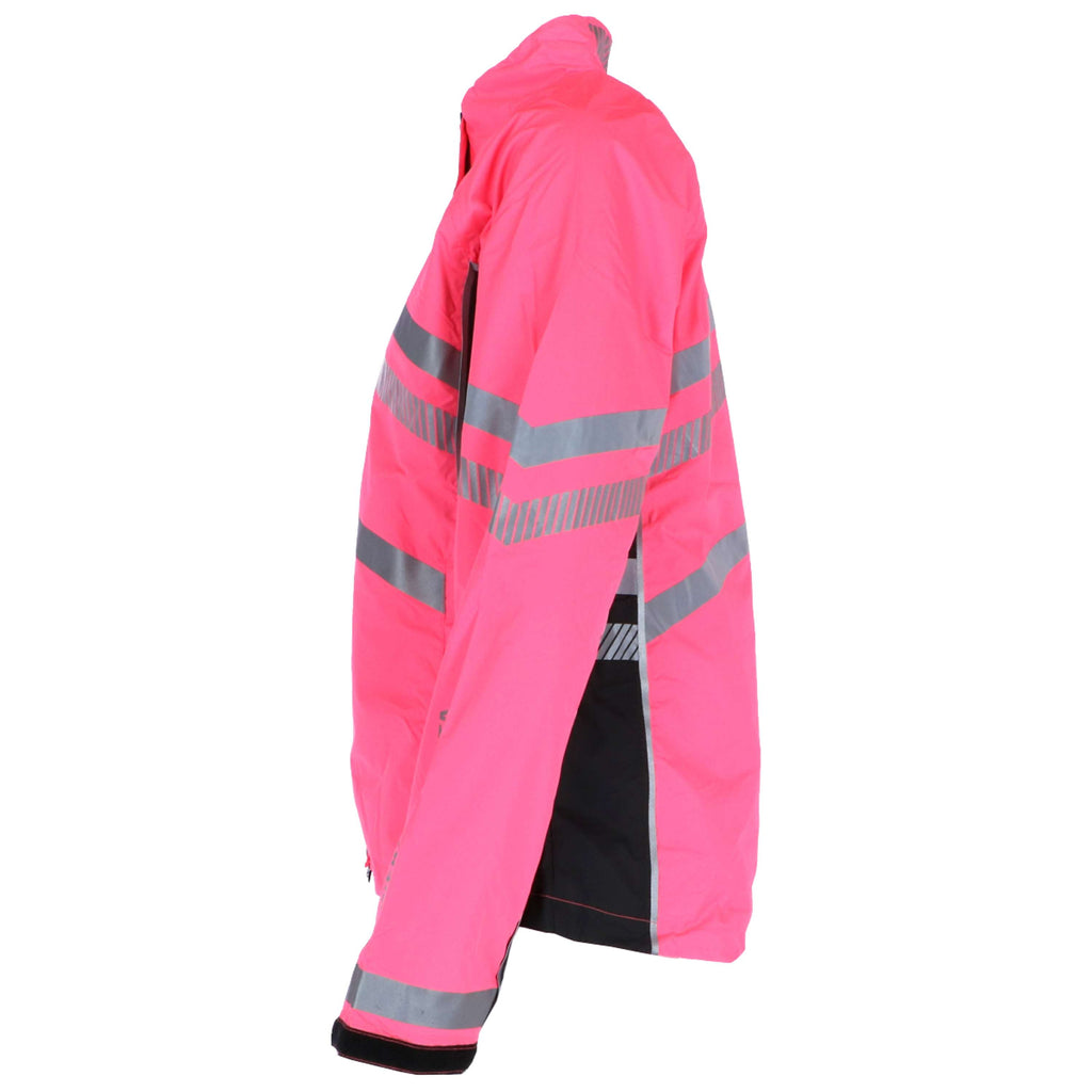 Weatherbeeta Jas Reflective HiVis Lichtgewicht Waterproof Roze