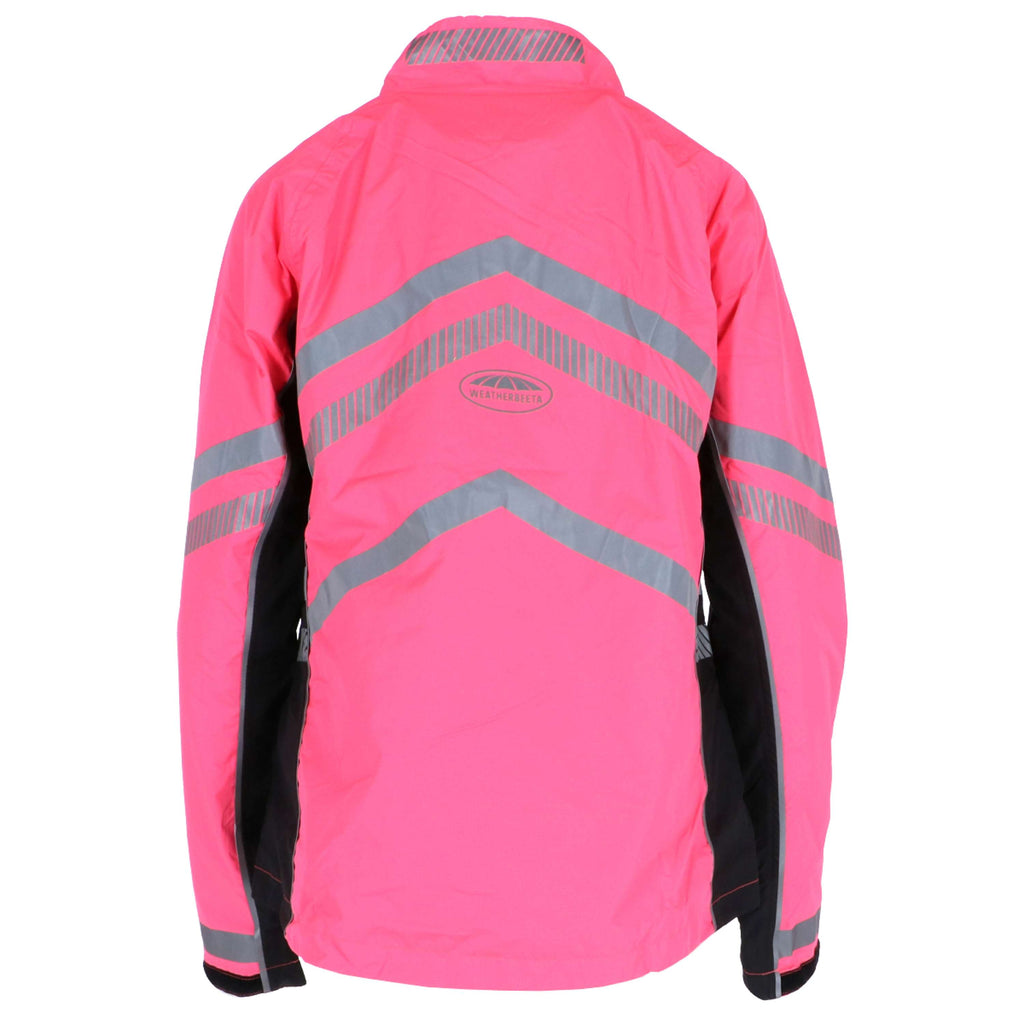 Weatherbeeta Jas Reflective HiVis Lichtgewicht Waterproof Roze