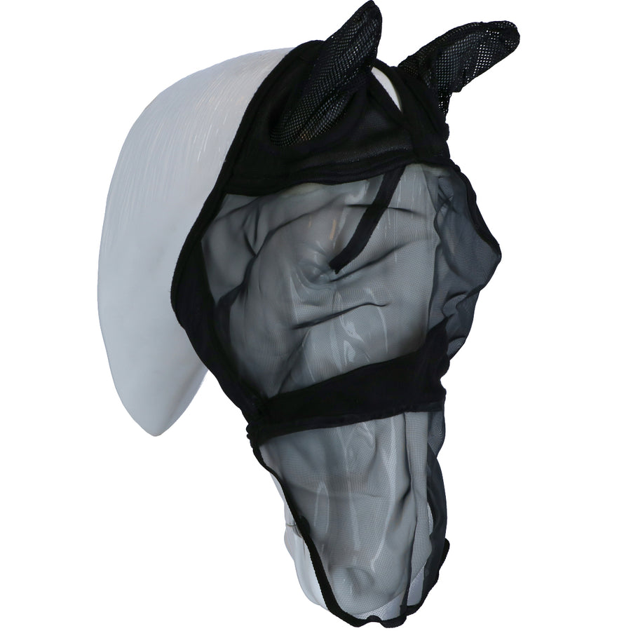 EQUITHÈME Vliegenmasker Confort Zwart