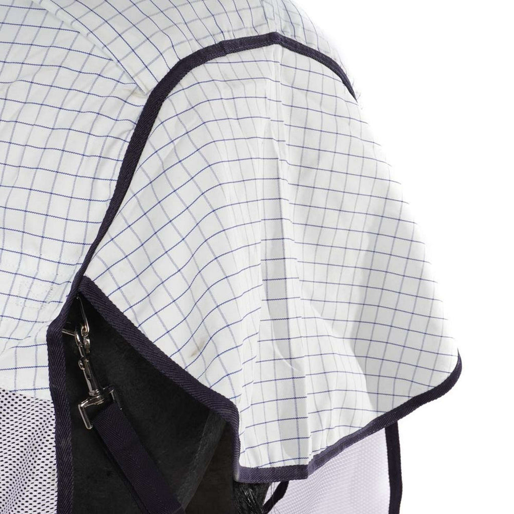 Weatherbeeta Deken Kool Coat Airstream with Hidden Surcingle III Combo Neck Wit/Navy
