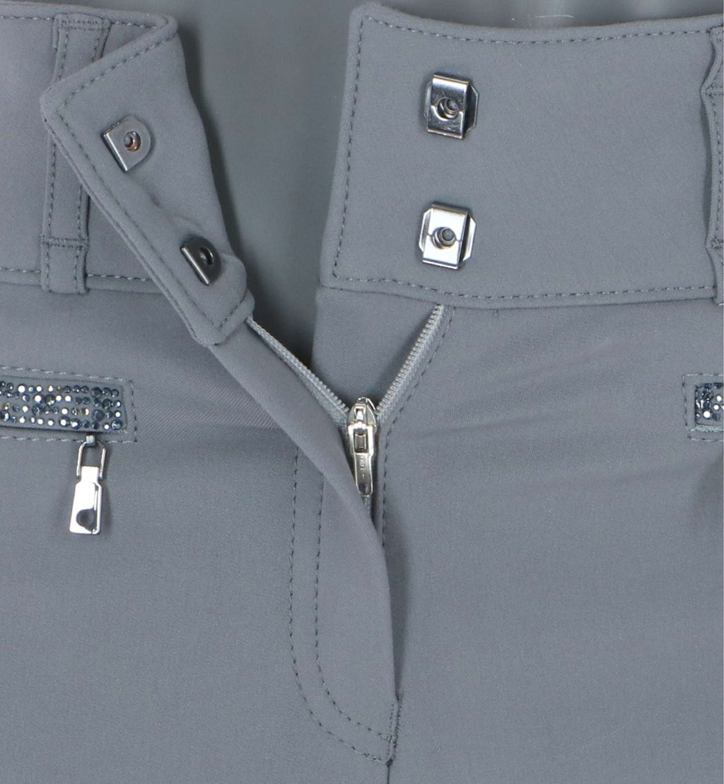 Pikeur Rijbroek Jonna Full Grip Light Grey