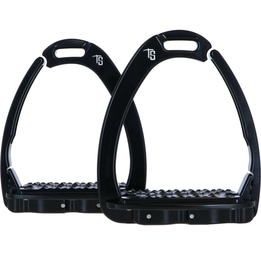 Tech Stirrups Stijgbeugels Venice Sloped EVO Zwart/Zwart