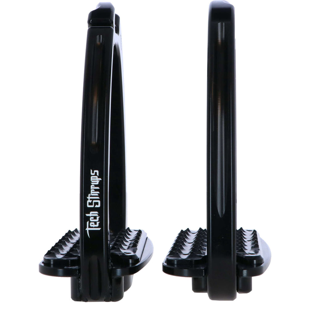 Tech Stirrups Stijgbeugels Venice Sloped EVO Zwart/Zwart