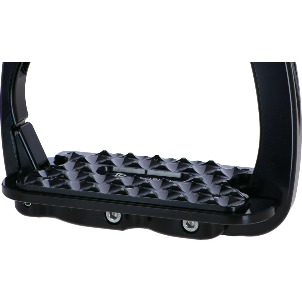 Tech Stirrups Stijgbeugels Venice Sloped EVO Zwart/Zwart
