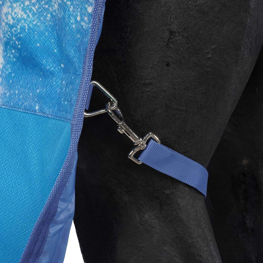 Weatherbeeta Deken Swirl Marble Comfitec Plus Dynamic II Combo Neck Medium Blauw
