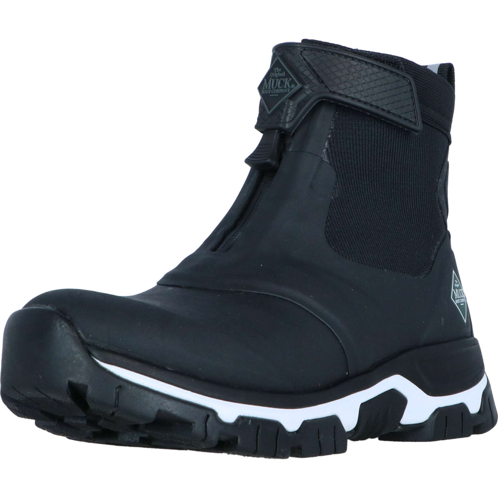 Muck Boot Schoen Apex Zip Dames Zwart/Wit