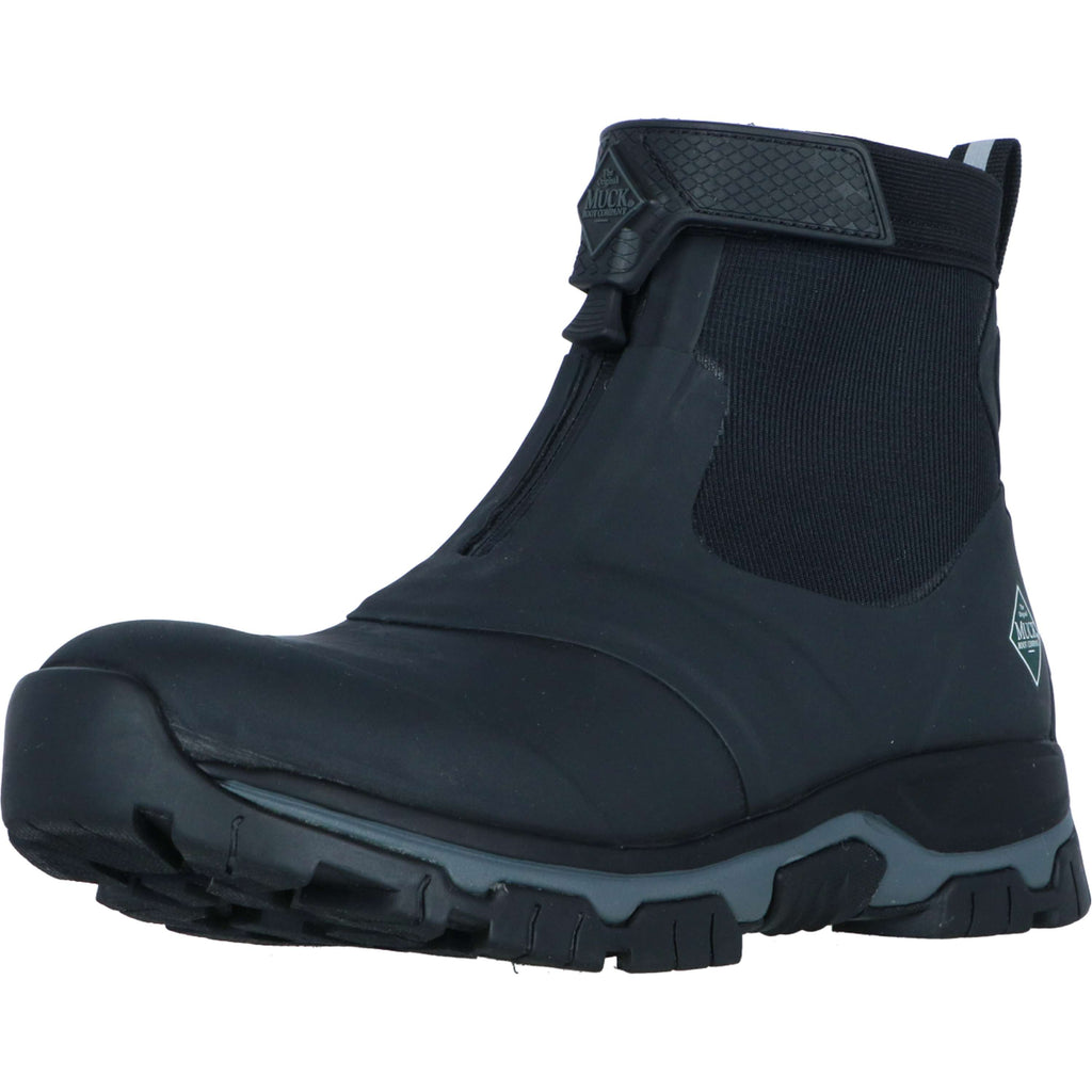 Muck Boot Apex Zip Ankle Heren Zwart/Grijs