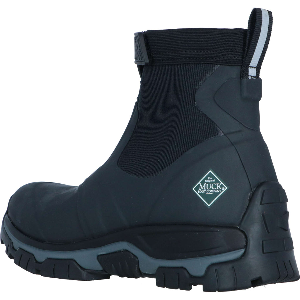 Muck Boot Apex Zip Ankle Heren Zwart/Grijs