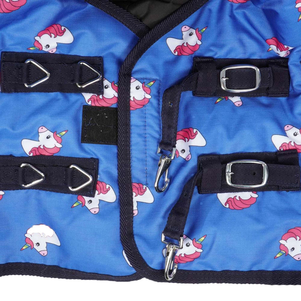 HB Harry & Hector Outdoordeken Unicorn 200g Royal Blue