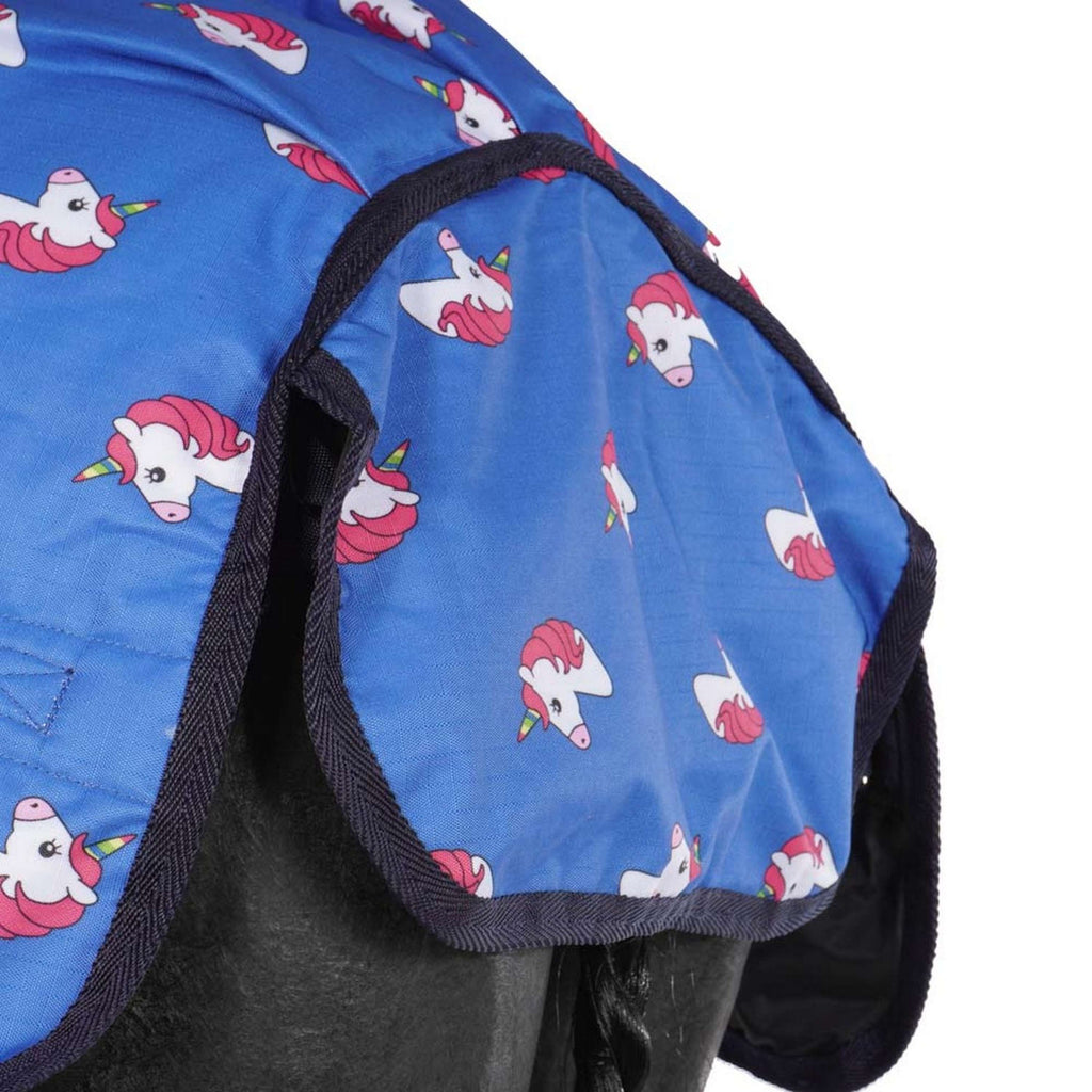 HB Harry & Hector Outdoordeken Unicorn 200g Royal Blue