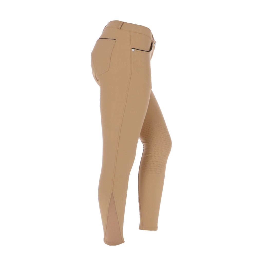 HKM Rijbroek Beagle Knee Grip Camel