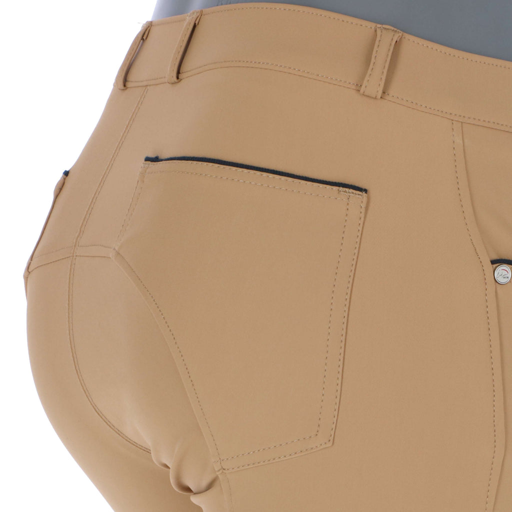 HKM Rijbroek Beagle Knee Grip Camel