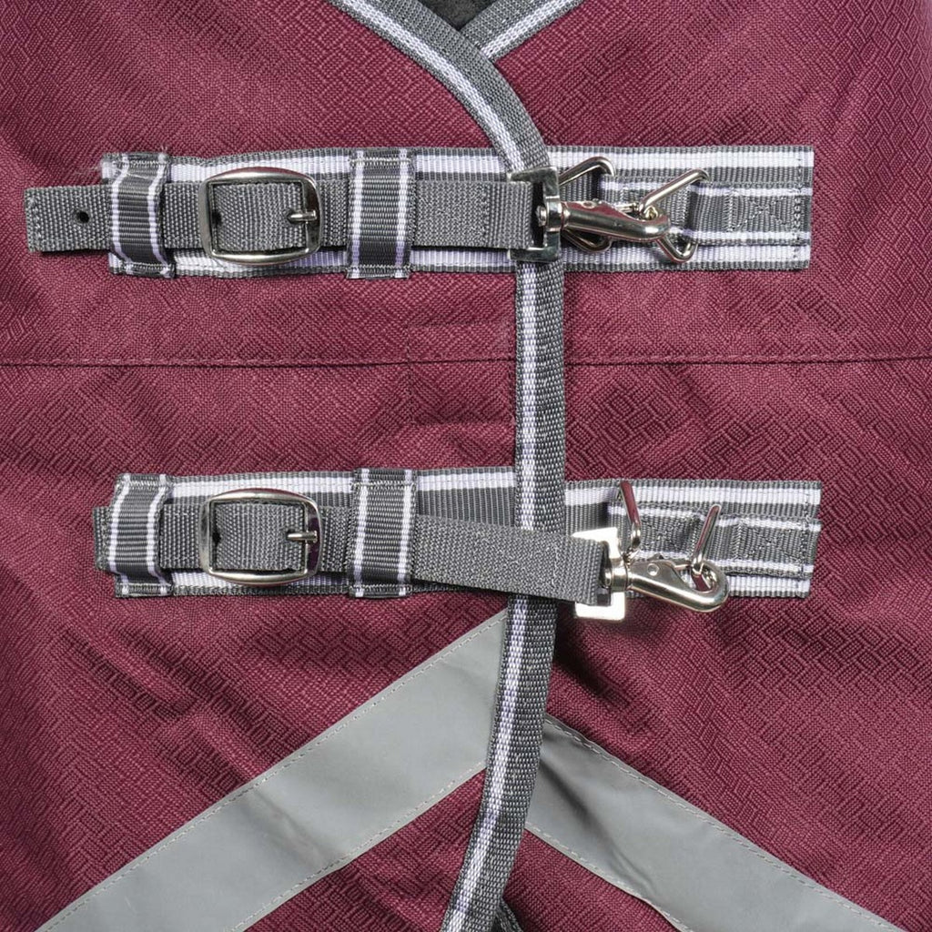 WeatherBeeta Winterdeken ComFiTec Plus Dynamic II Standard Neck Medium/Lite 100g Maroon/Grijs/Wit