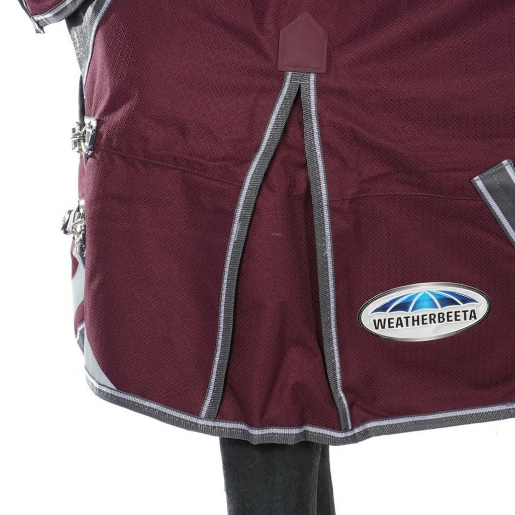 WeatherBeeta Winterdeken ComFiTec Plus Dynamic II Combo Neck Medium 220g Maroon/Grijs/Wit