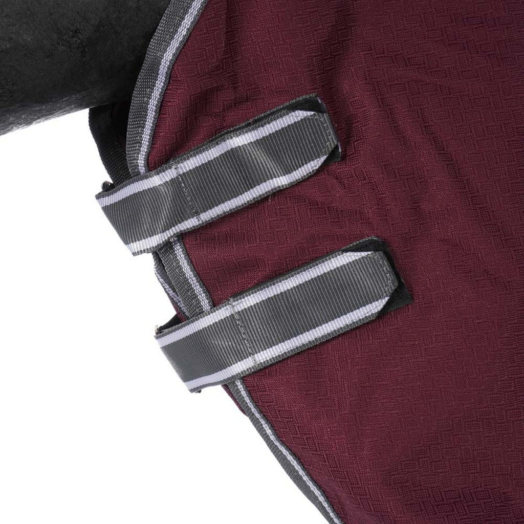 Weatherbeeta Regendeken Comfitec Plus Dynamic II Detach-A-Neck Lite 0g Maroon/Grijs/Wit