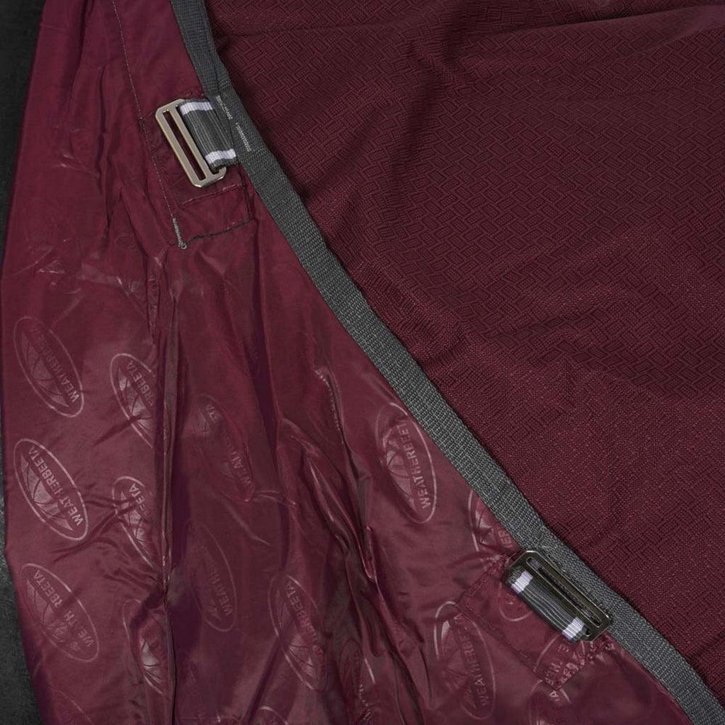 Weatherbeeta Regendeken Comfitec Plus Dynamic II Detach-A-Neck Lite 0g Maroon/Grijs/Wit