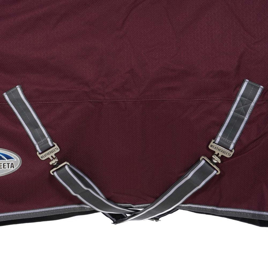 Weatherbeeta Regendeken Comfitec Plus Dynamic II Detach-A-Neck Lite 0g Maroon/Grijs/Wit