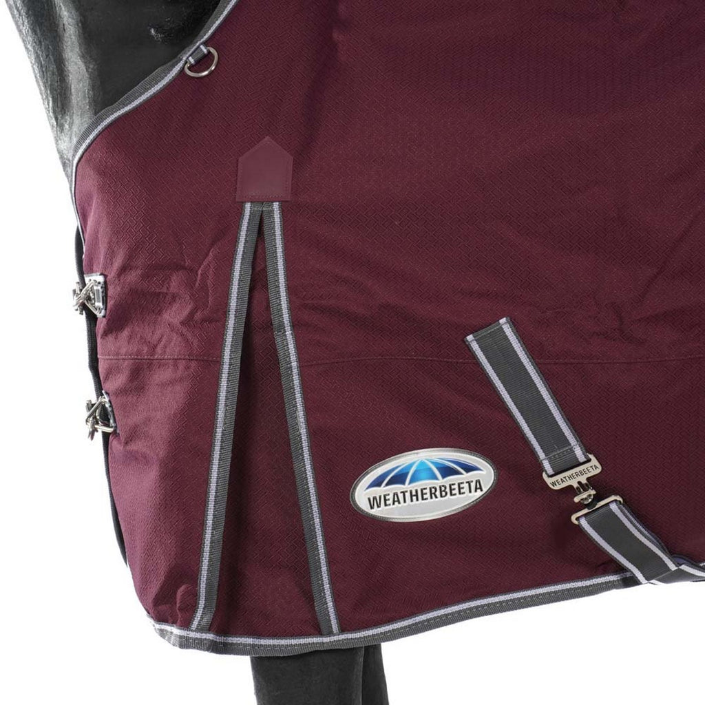 WeatherBeeta Regendeken ComFiTec Plus Dynamic II Standard Neck Lite 0g Maroon/Grijs/Wit