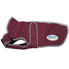 WeatherBeeta Hondenjas ComFiTec Premier Free Parka Deluxe Medium 1200D 220g Maroon/Grijs/Wit