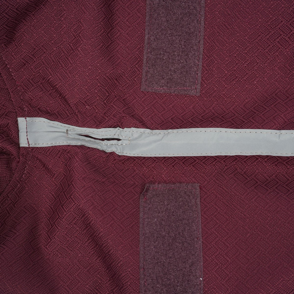 WeatherBeeta Hondenjas ComFiTec Premier Free Parka Deluxe Medium 1200D 220g Maroon/Grijs/Wit