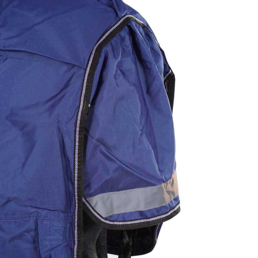 Weatherbeeta Comfitec Ultra Tough II Detach-A-Neck Medium/Lite 100g Blauw/Charcoal/Wit