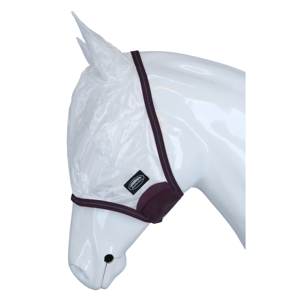 WeatherBeeta Vliegenmasker ComFiTec Essential Mesh Wit/Maroon/Grijs