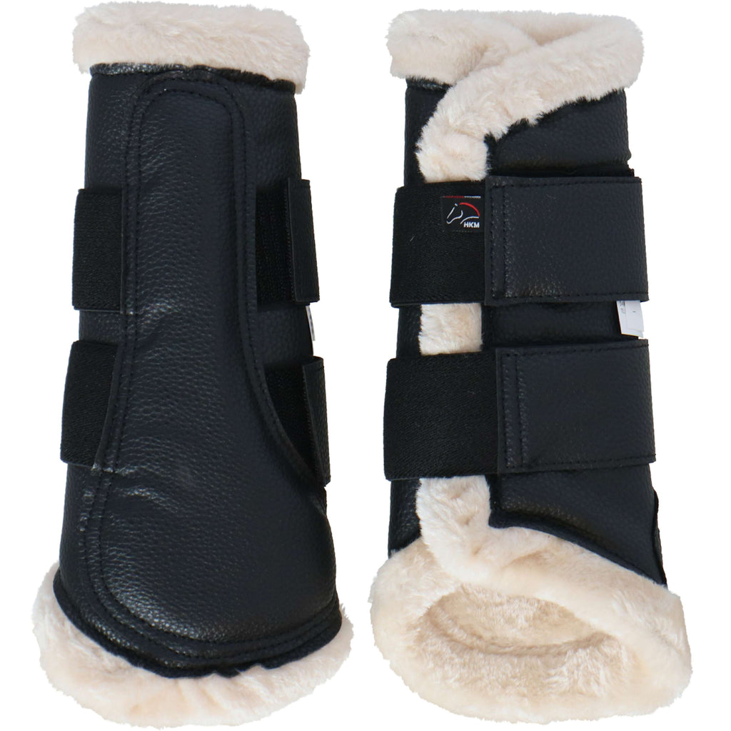 HKM Beenbeschermers Comfort Premium Fur Zwart