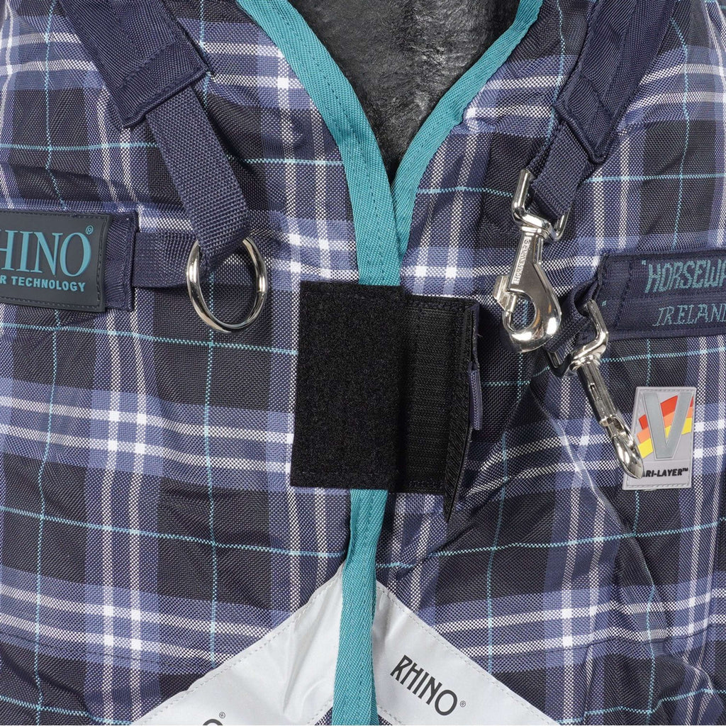 Rhino Plus Turnout Medium Varilayer 250g Navy Check