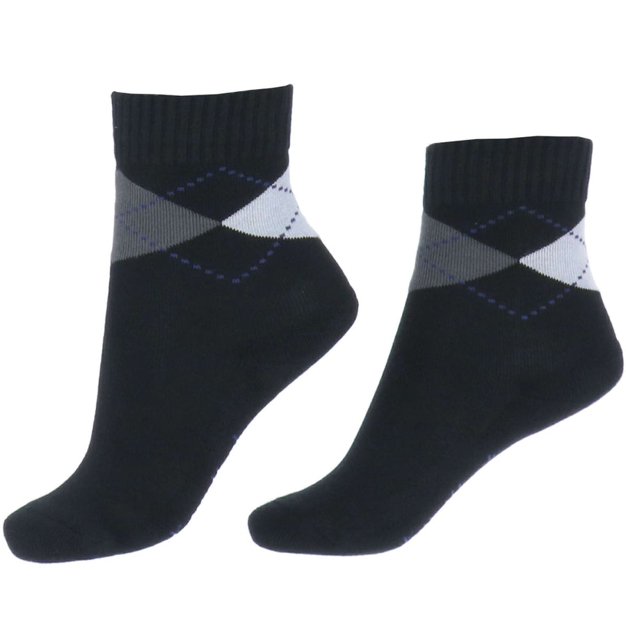Kavalkade Sokken KavalSocks Shorties Zwart/Grijs/Wit