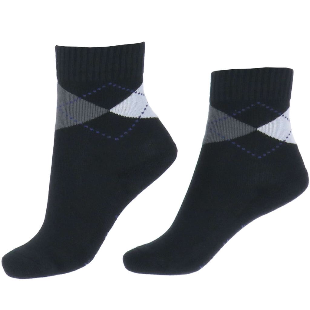 Kavalkade Sokken KavalSocks Shorties Zwart/Grijs/Wit