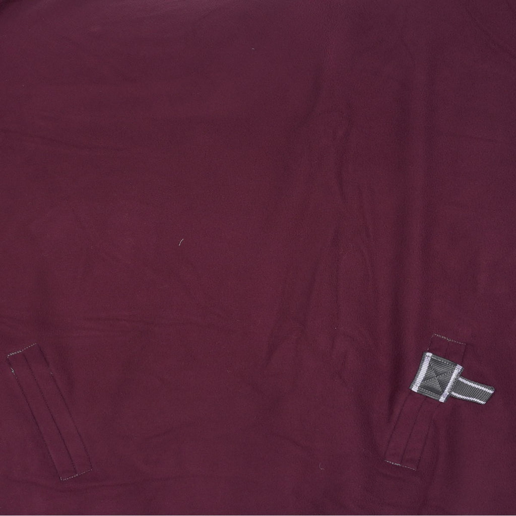 WeatherBeeta Fleecedeken Cooler Standard Neck Maroon/Grijs/Wit