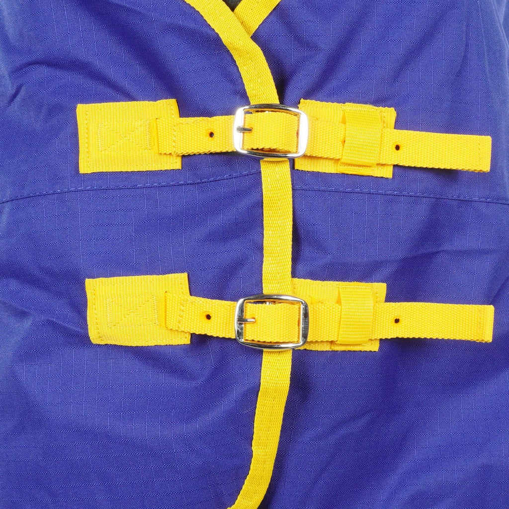 Weatherbeeta Comfitec Classic Standard Neck Medium Blauw/Citroen