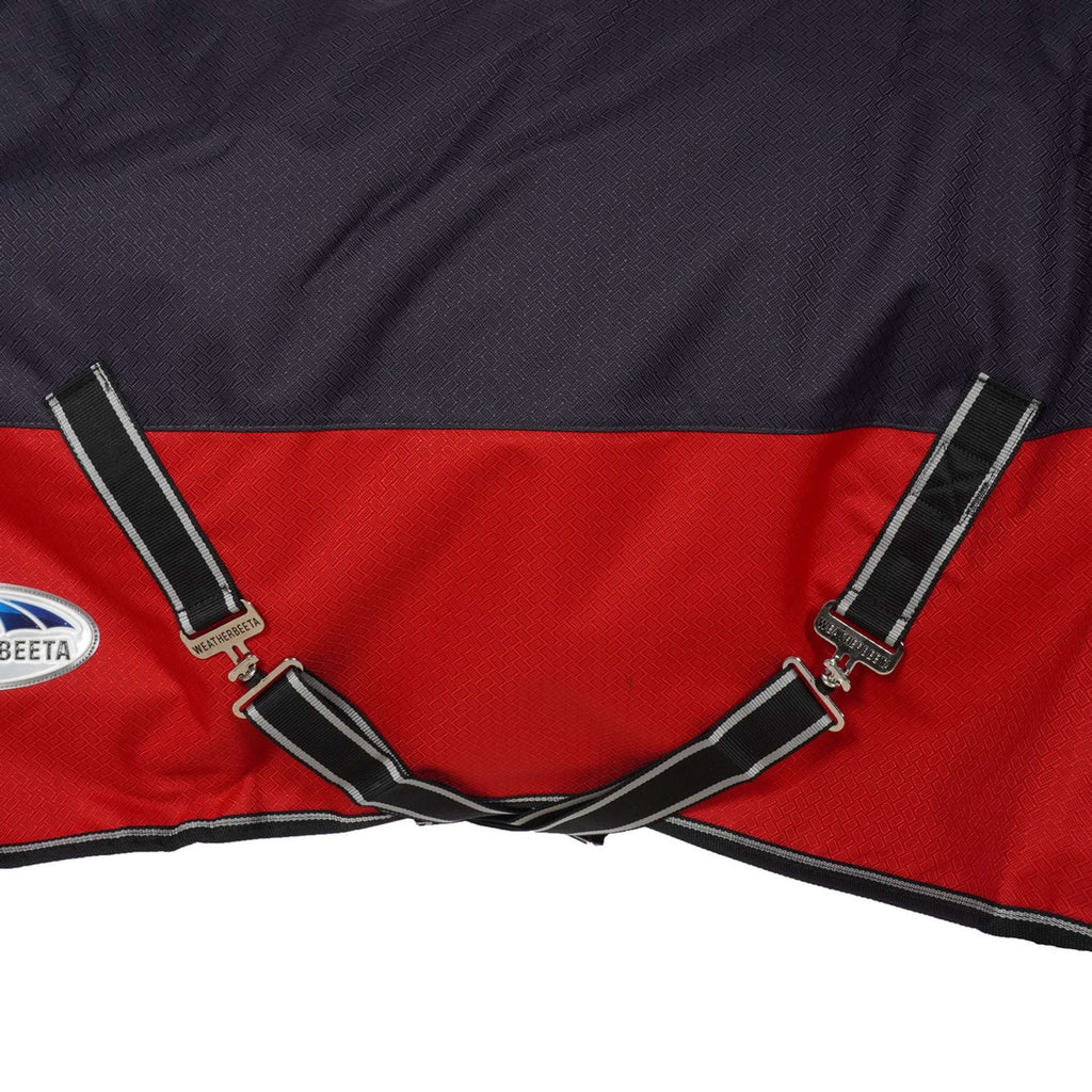 WeatherBeeta Winterdeken ComFiTec Plus Dynamic II Detach-A-Neck Medium 220g Zwart/Rood/Zilver