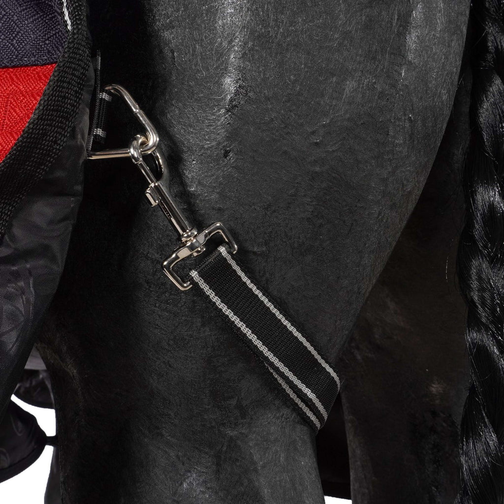 WeatherBeeta Winterdeken ComFiTec Plus Dynamic II Detach-A-Neck Medium 220g Zwart/Rood/Zilver