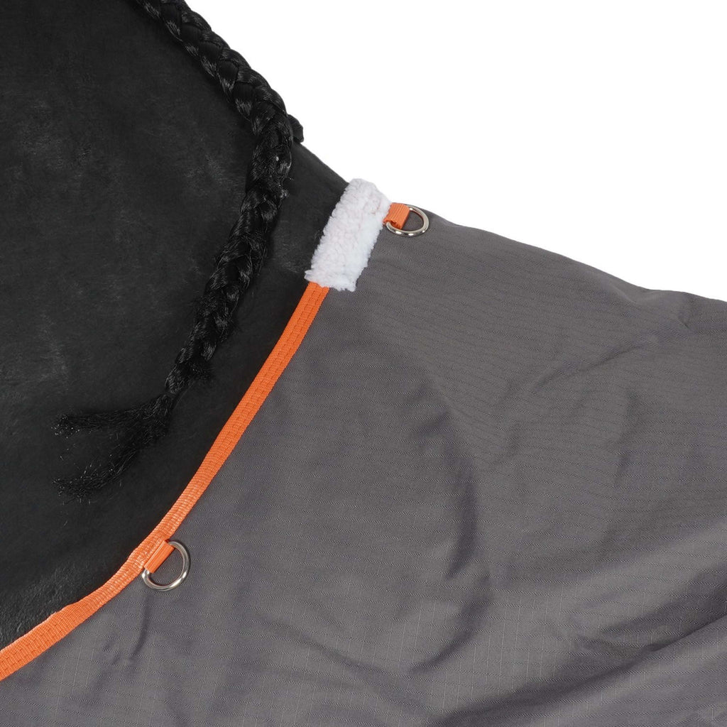 WeatherBeeta Winterdeken ComFiTec Classic Standard Neck Medium/Lite 600D 100g Gunmetal/Koraal