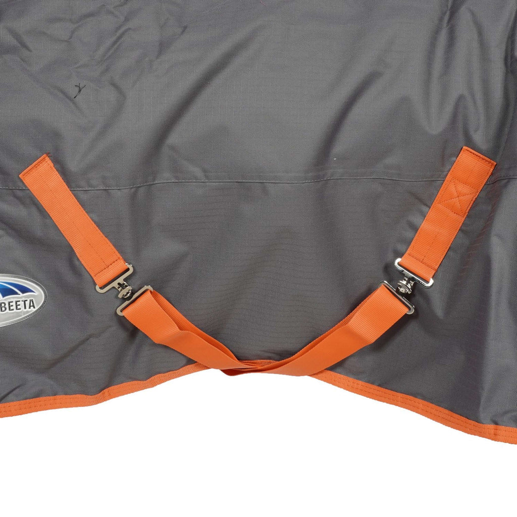 WeatherBeeta Winterdeken ComFiTec Classic Standard Neck Medium/Lite 600D 100g Gunmetal/Koraal