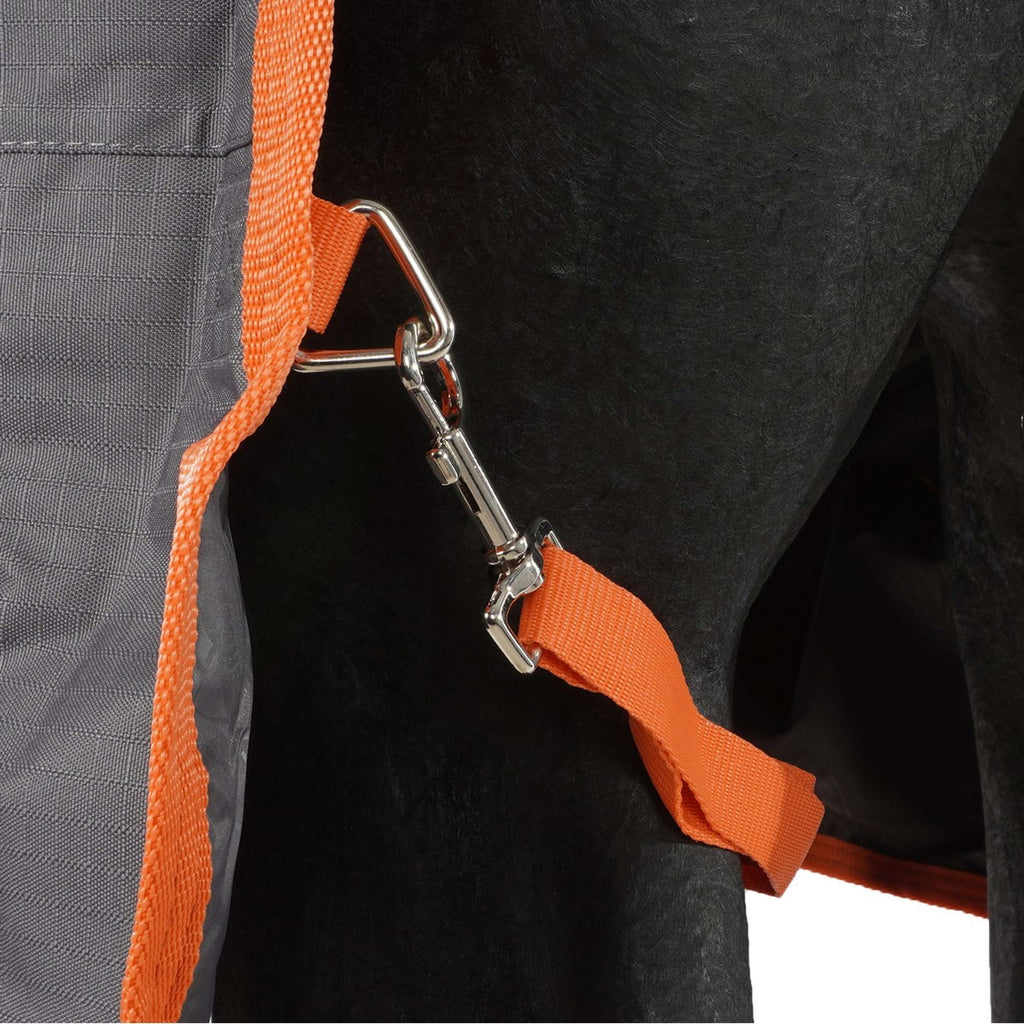 WeatherBeeta Winterdeken ComFiTec Classic Standard Neck Medium/Lite 600D 100g Gunmetal/Koraal