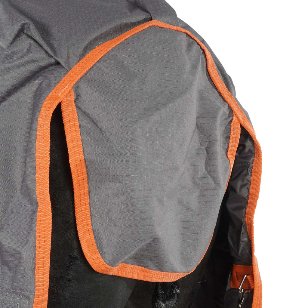 WeatherBeeta Winterdeken ComFiTec Classic Standard Neck Medium/Lite 600D 100g Gunmetal/Koraal