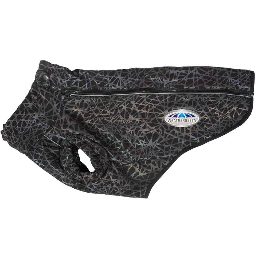 WeatherBeeta Hondenjas ComFiTec Reflective Print Active Zwart/Rainbow