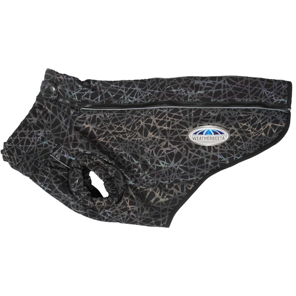 WeatherBeeta Hondenjas ComFiTec Reflective Print Active Zwart/Rainbow