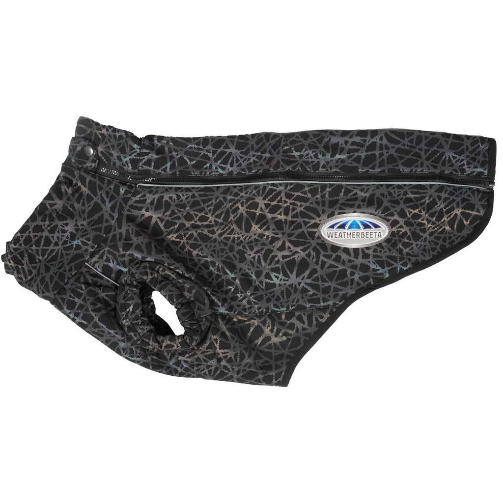 WeatherBeeta Hondenjas ComFiTec Reflective Print Active Zwart/Rainbow