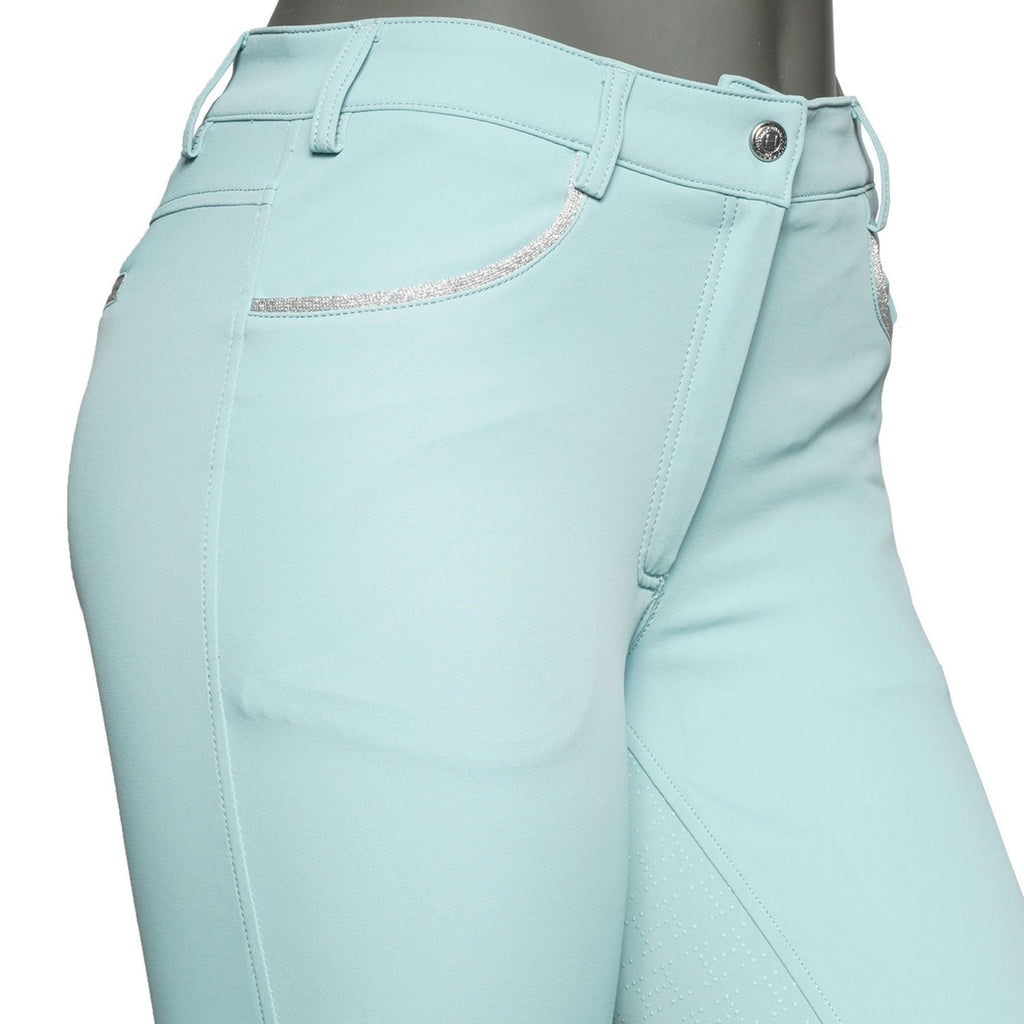 Harcour Rijbroek Vogue System Grip Dames Lichtgroen