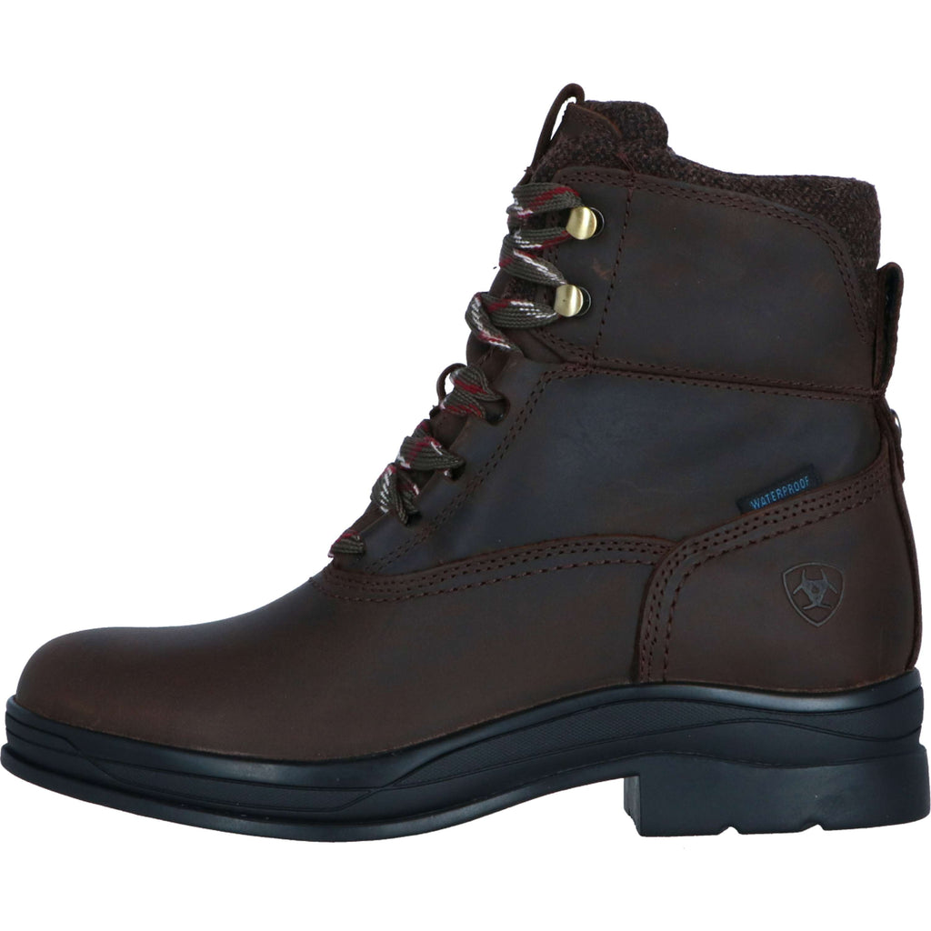 Ariat Stalschoenen Harper Waterproof Dames Chocolat/Willow