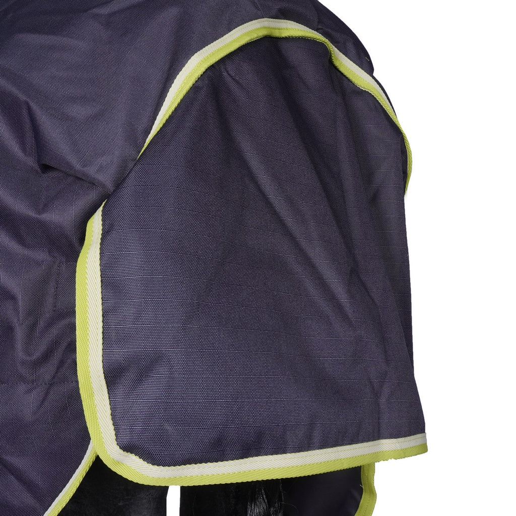 Bucas Oasis Turnout Neck 100g Dark Grey/Lime