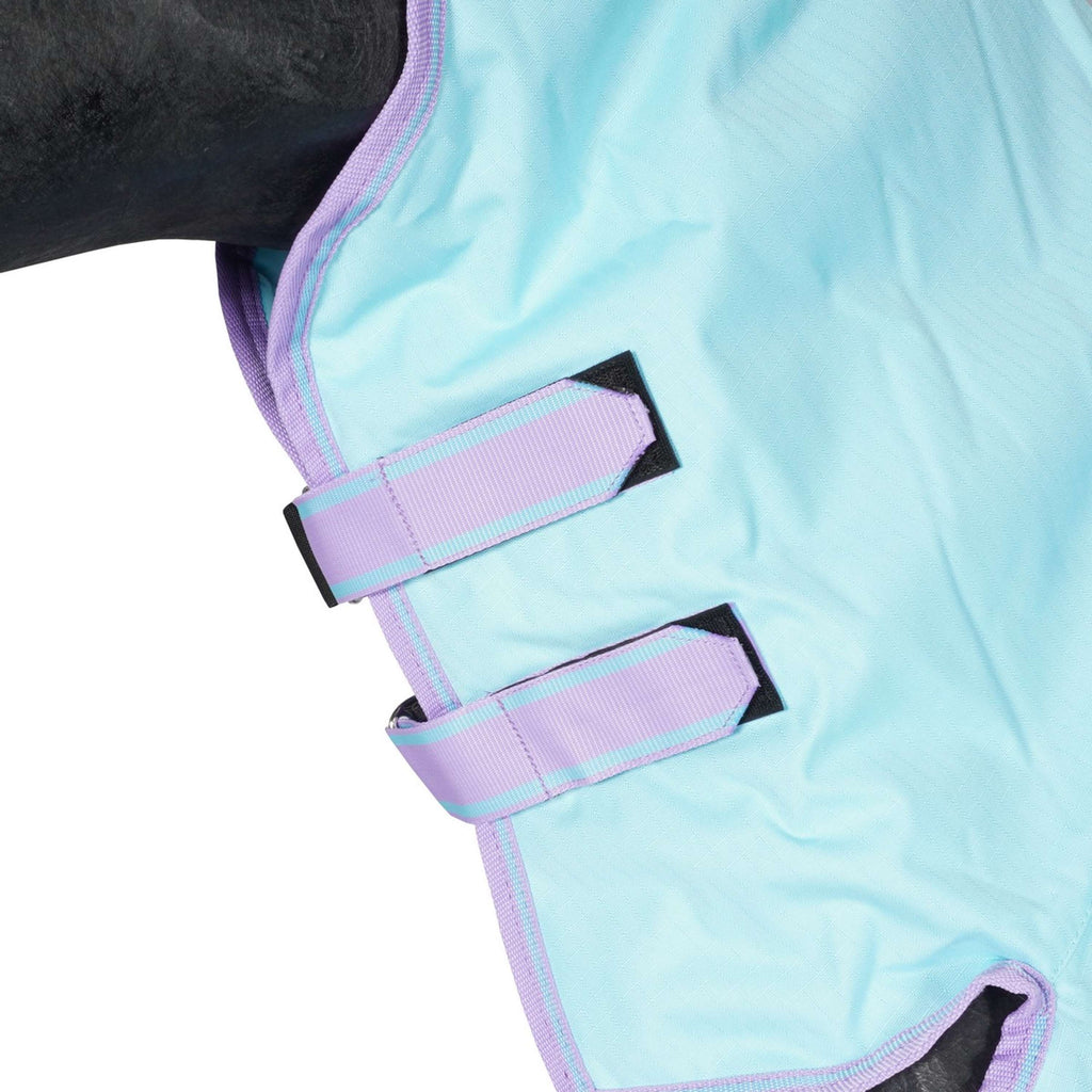 Weatherbeeta Winterdeken Comfitec Classic Combo Neck Medium/Lite lichtblauw/paars