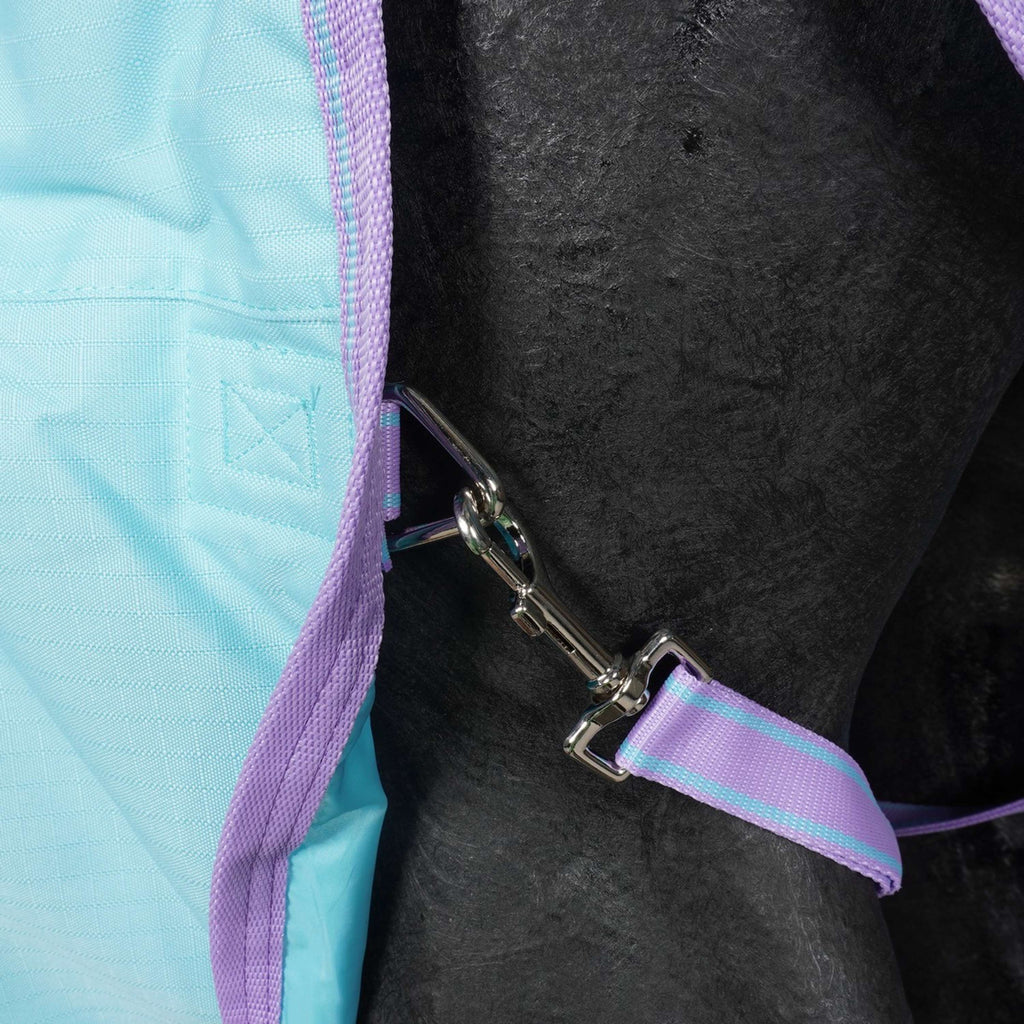 Weatherbeeta Winterdeken Comfitec Classic Combo Neck Medium/Lite lichtblauw/paars