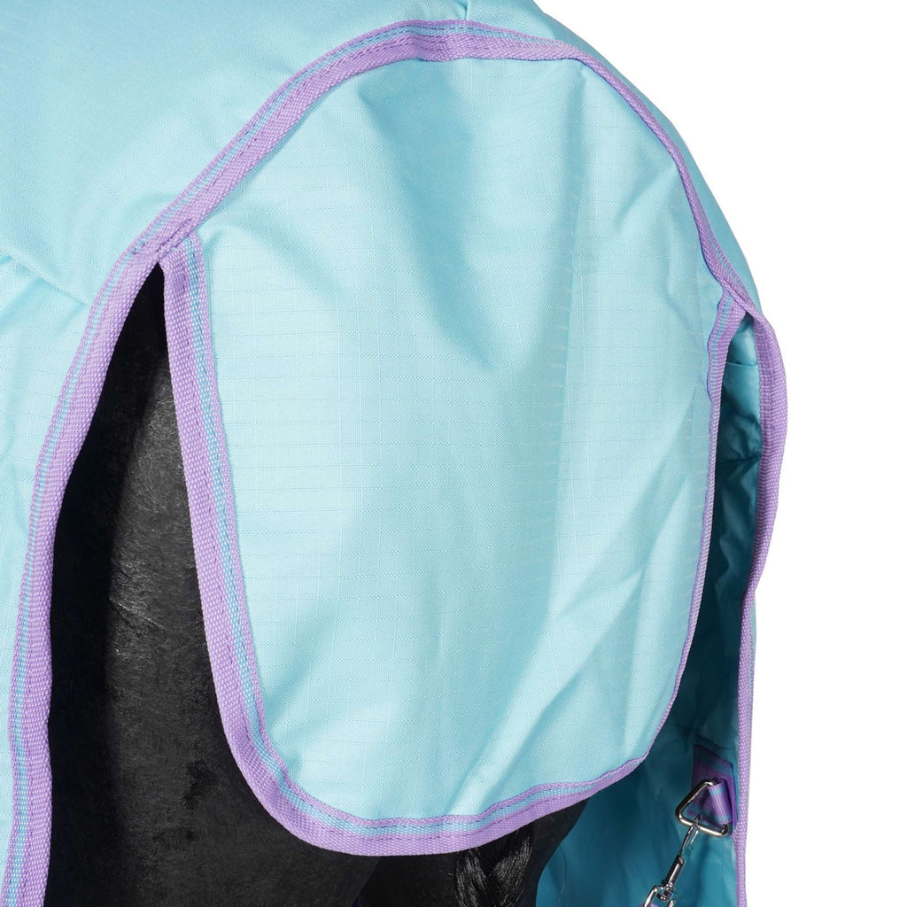 Weatherbeeta Winterdeken Comfitec Classic Combo Neck Medium/Lite lichtblauw/paars