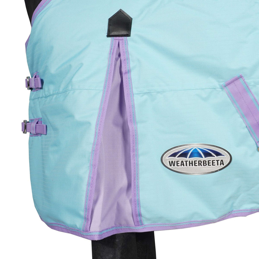 Weatherbeeta Winterdeken Comfitec Classic Standard Neck Medium/Lite lichtblauw/paars