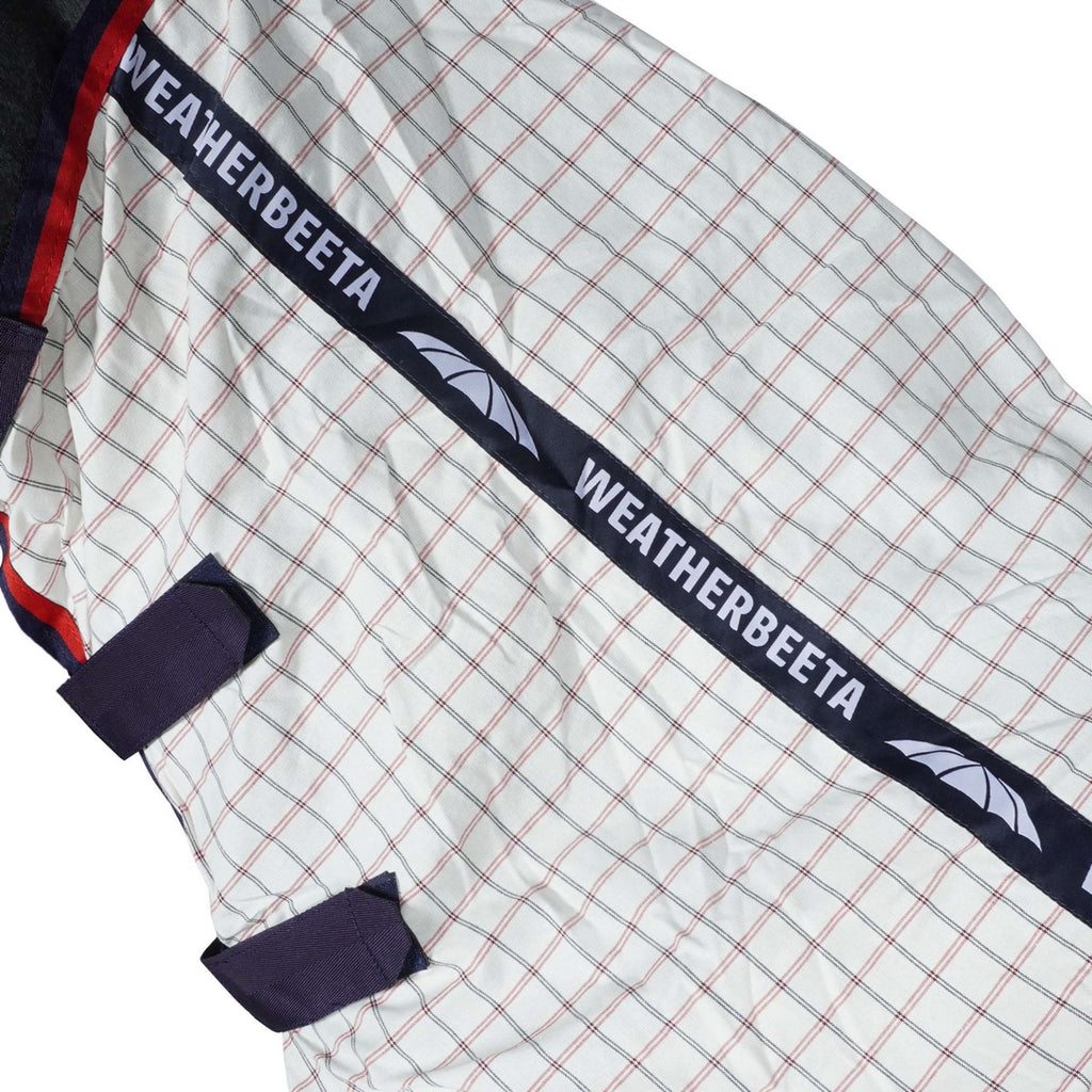 Weatherbeeta Zomerdeken Lite III Combo Neck Wit/Navy/Rood